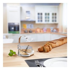 Westmark 65112260 Silver Glass Sugar/Parmesan Pot 13 x 12.4 mm x 10.5 cm