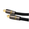 TEHAUX Optical Audio Cable High Density Weaving Mesh Shielding Pure