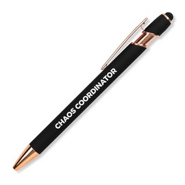GIFTARU Funny Pens | Novelty Office Pen Gift | Boss and Colleague Rude Gifts (CHAOS COORDINATOR)