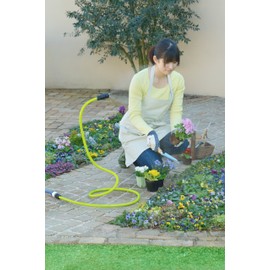 Green Life Mist Heatstroke Countermeasure Energy Saving Outdoor Freely Changeable Hose Specification No Construction Required Can Stand Alone (Lime Green) MH-25(LG)