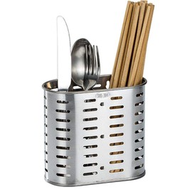 Self Adhesive 2 Compartments Mesh Utensil Drying Rack/Chopsticks/Spoon/Fork/Knife Drainer Basket Flatware Storage Drainer , 304 Stainless Steel