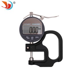 Thickness Gauge Micrometer Meter 0‑12.7mm Digital Display Measuring Tool for Paper Film 0.01mm Accuracy