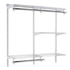 Rubbermaid Configurations Classic Closet Kit, White, 3-6 Ft., Wire Shelving