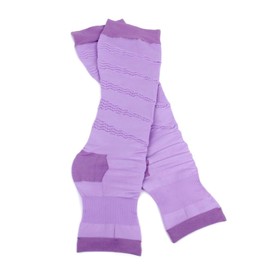 Healvian Lady Thigh High Compression Socks Open Toe Stockings for Varicose Vein Relief Comfortable Elastic for Slimming Legs and Circulation Support