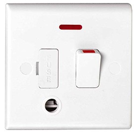 Deta S1373 Switched Spur Connection Unit with Neon & Flex Outlet - 13 Amp