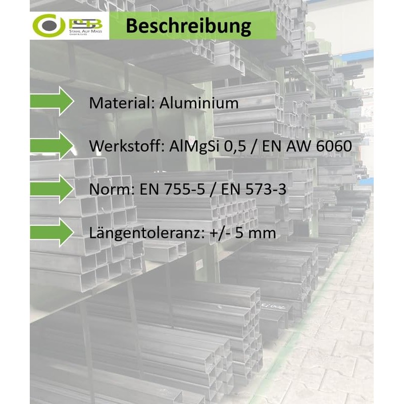 Aluminium Flat Profile - Aluminium Flat Profile - AlMgSi 0.5