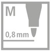 Nylon Tip Writing Pen - STABILO PointMax Wallet of 15
