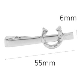 Horseshoe Horseshoe Lucky Amulet Tie Bar Tie Pin n02033