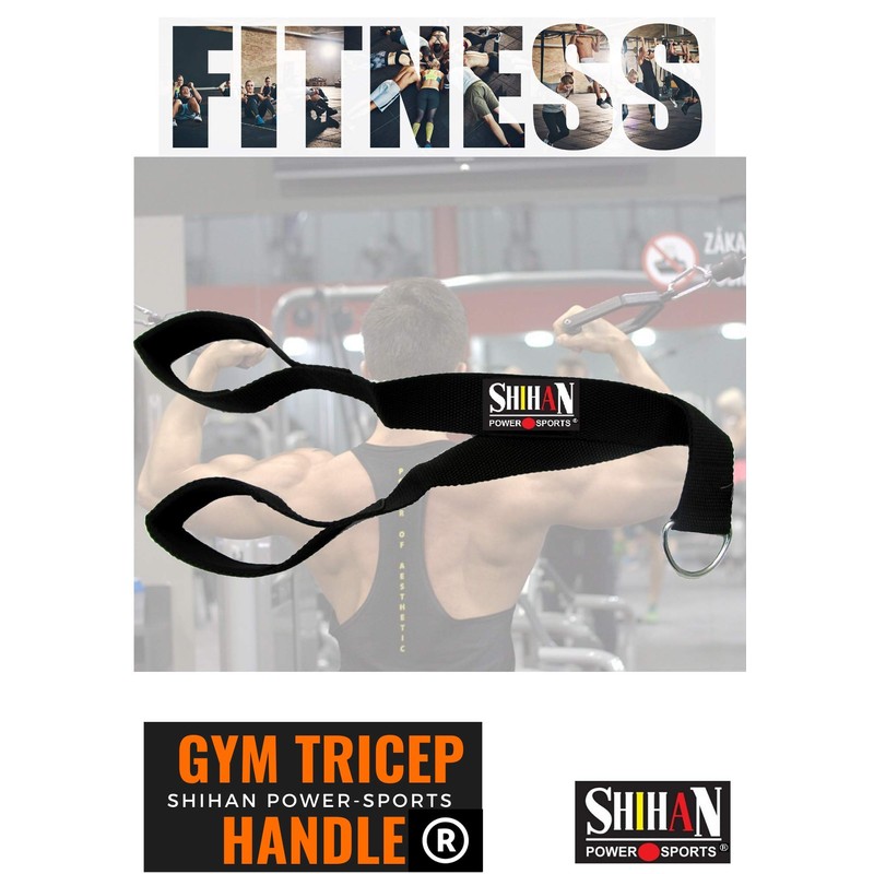 TRICEP STRAP 'CABLE-CROSS Y2- STRAP ' Nylon Tricep's Strap Double