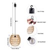 Battery Operated Outdoor Chandelier for Gazebo Pendant Light with Remote