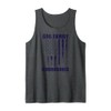 Maury Commodores God. Family. Vintage USA Flag Tank Top