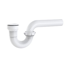 Keeney 400IPK Insta-Plumb Fit P Trap 1-1/2 in. -Push to Install and Press to Release, No Size, White