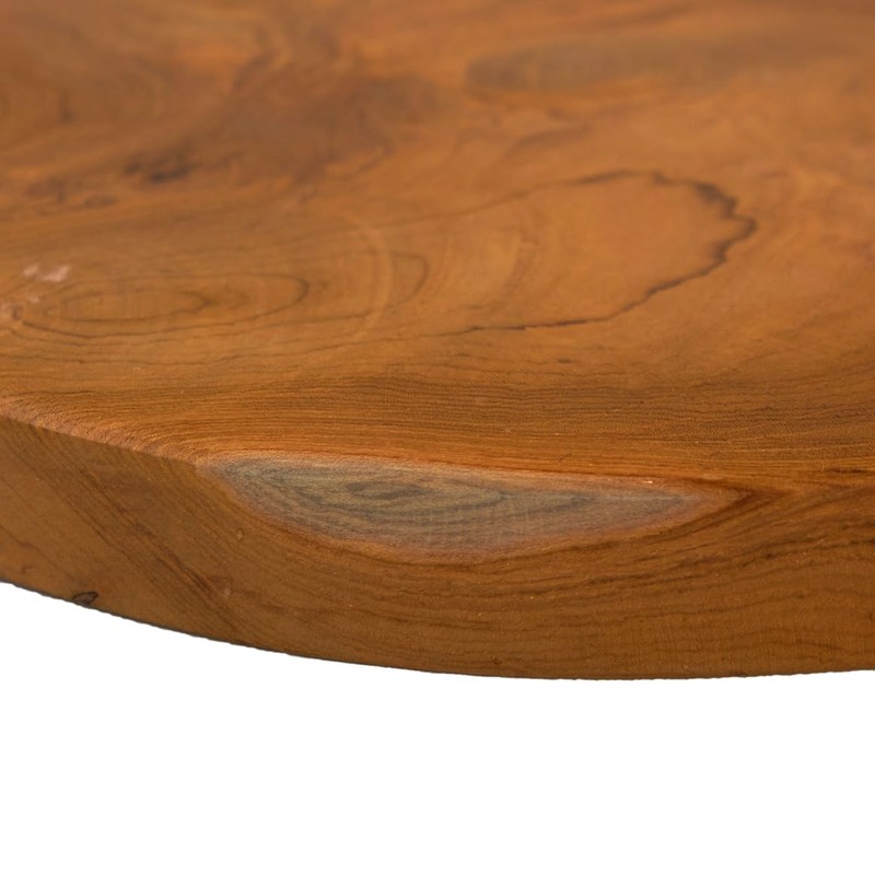 Meubletmoi Round Chopping Board / Decorative Tray Diameter 30cm Teak