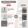 Allesin zen No Drill No Tools Blackout Roller Shades for