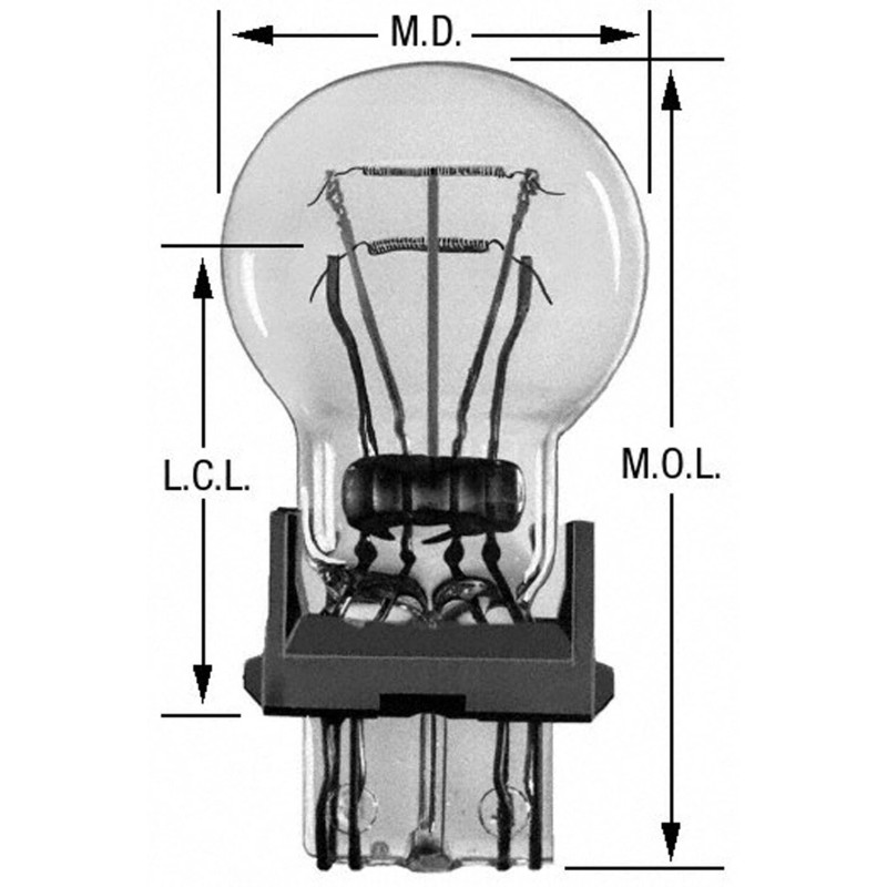 Wagner Krypton Amber Bulb BP3057NALL Long Life Parking Turn Signal