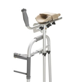 Medline Youth-Sized Walker Platform Attachment, Chrome