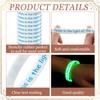 Unittype 100 Pcs Christian Silicone Bracelets Glow in The Dark