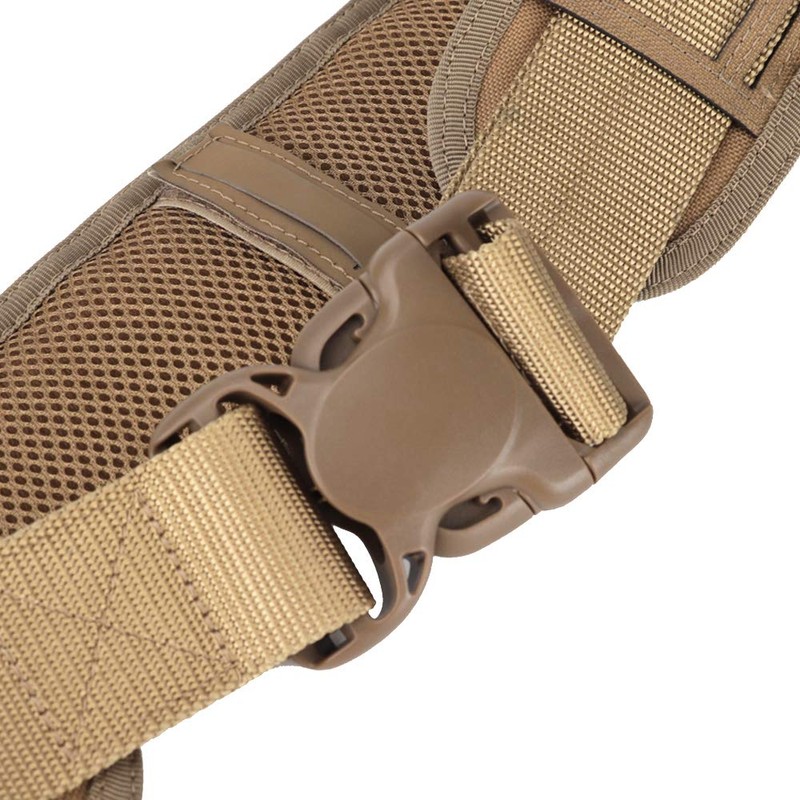DETECH Tactical Padded Patrol Molle Battle Belt Adjustable Hunting Waist
