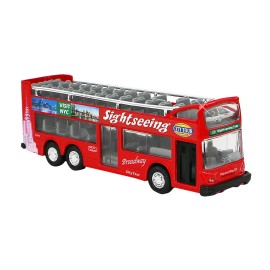 Sailing US NYC Diecast Double Decker Bus Toy