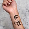 4 x 'Tradesman' Temporary Tattoos - Water Resistant, Skin-Safe, Non-Toxic