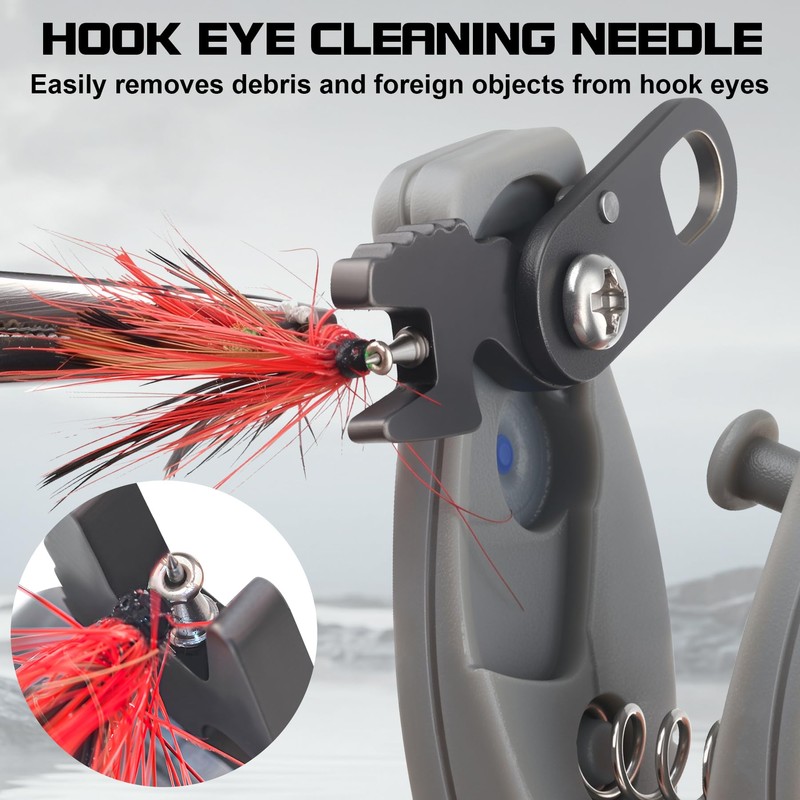 Booms Fishing Line Cutter with Retractor: Mini Fishing Scissors for