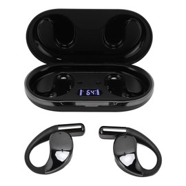 Wireless Earbuds, Bluetooth 5.4 Light Weight Headphones, HiFi Stereo Deep Bass Earphones, 8h Music Playback, for Sport Running Driving Business (Black)