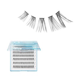 Broadway Lash Clusters, 9-16mm 112 pcs Assorted Natural Wispy False Eyelashes, Customizable DIY Individual Lash Extensions for Beginners, Lightweight & Comfortable Narrow Band, Great for Everyday Glam