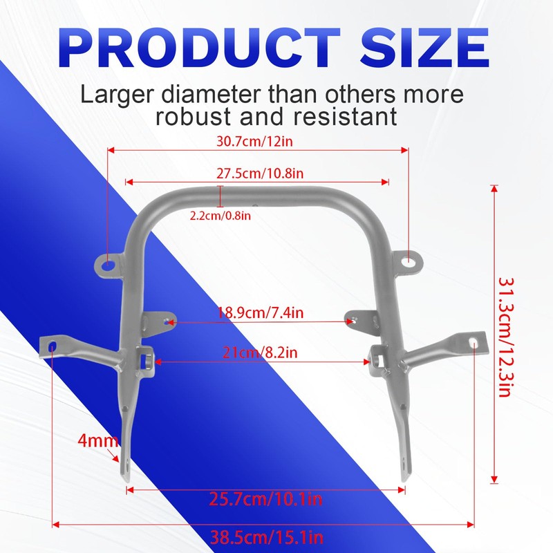 KKZOL Rear Grab Bar Wheelie Bar Compatible with Yamaha Banshee