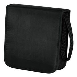 Hama CD wallet for storing 40 CDs/DVDs/Blu-rays, black,00033831