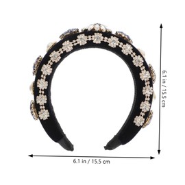 FOMIYES 1pc Style Hairband for Women Elegant Headband Rhinestones Comfortable Fit for Hairstyles for Parties and Everyday Wear Lightweight Design for Day Comfort