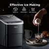 Silonn Countertop Ice Maker, Auto-Cleaning Portable Ice Machine with Ice