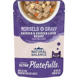 Natural Balance Indoor Formula Platefulls Chicken & Chicken Liver Formula in Gravy, 1 Count, One Size