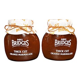 MRS. BRIDGES OF SCOTLAND, Set of 2, Thick Cut Scottish Orange Marmalade, 12 Oz each