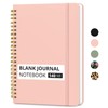 Taja Blank Spiral Journal Notebook for Women & Men, 140