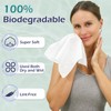 PureSoftness Disposable Face Towel, 100% Cotton, Extra Large 12" x