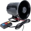 DriSentri Car Alarm Siren, 12V 30W Car Motorcycle Alarm Warning