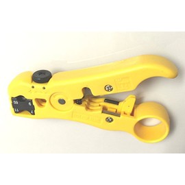 rmsdeal77 All-in-one Universal Stripping Tool for UTP and STP Cable for RG59/6/7/11 CAT 5E CAT 6
