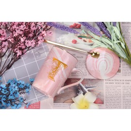 Letra T - Taza de café personalizada con iniciales con flor, letra T, taza de café con letras novedosas para mujeres, regalos de despedida de soltera, regalos de iniciales para mujer, taza de café de