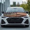 Wetoricau Cross American Flag Pattern Car Hood Cover Weather-Resistant Automotive