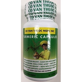 Thuoc Nghe Co Van Turmeric Caps - Vien nghe 40 capsules