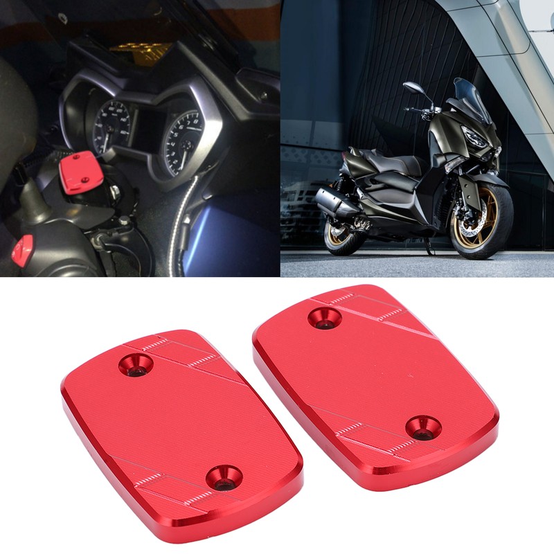 Front Brake Cylinder Fluid Reservoir Cover Cap Replacement for Yamaha