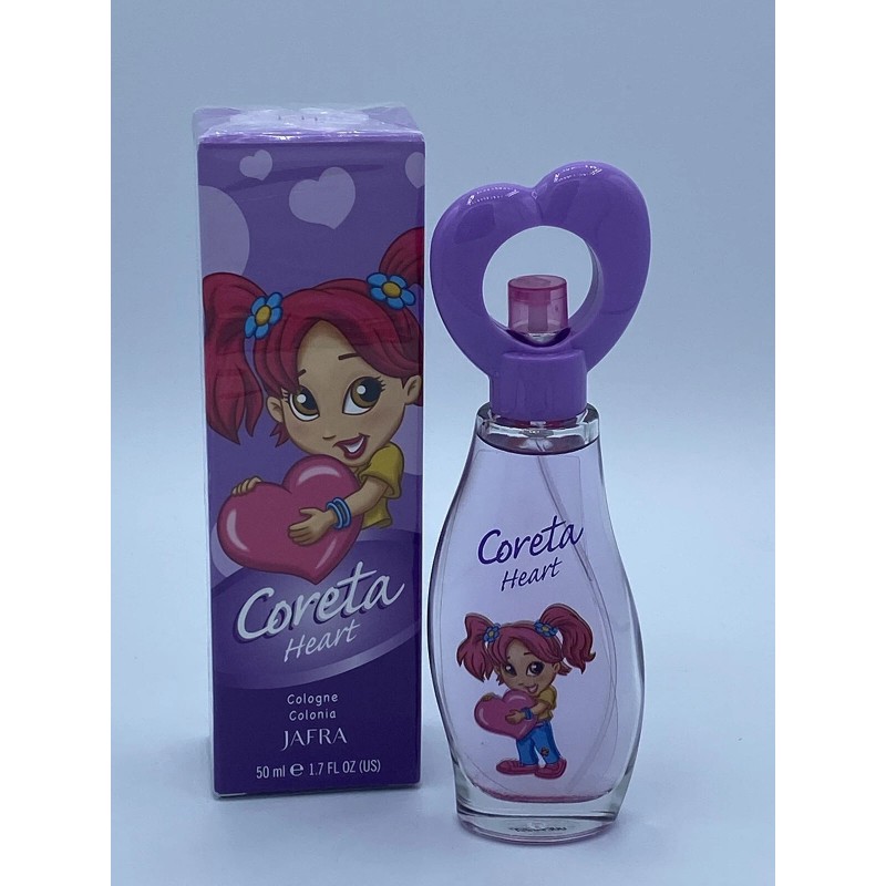 Jafra Coreta Heart Cologne (For Girls) 1.7oz New & Sealed