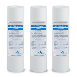 MOPUEHEL 5 Micron 10" x 2.5" Whole House Sediment Home Water Filter Cartridge Replacement (3Pack)