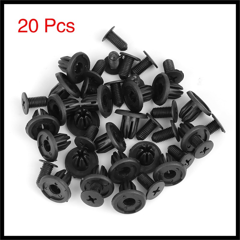 Hihaha 20pcs Fender Liner Bump Push Rivet Retainer Fastener 07130702966