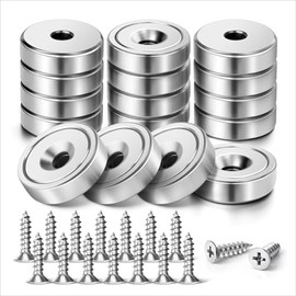 DIYMAG Imanes cuadrados, 6 paquetes de imanes de neodimio con adhesivo | Cuadrados magnéticos fuertes planos de tierras raras de 1.26 x 1.26 x 0.08 pu