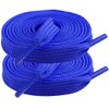 Sechunk 2 Pair Flat Shoelaces for Sneakers, Shoe Laces, Shoe