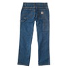 Carhartt Boys' Big Dungaree Pants (Lined and Unlined), Denim Medium