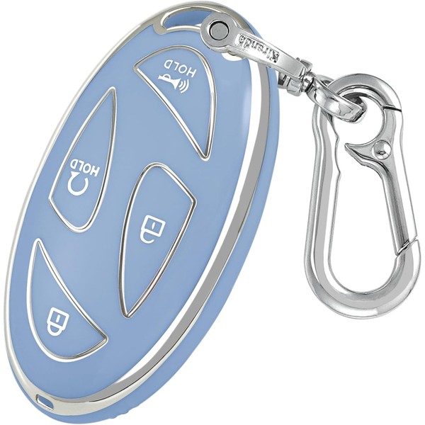 Kirsnda for Hyundai Key Fob Cover with keychian,TPU Protection Key