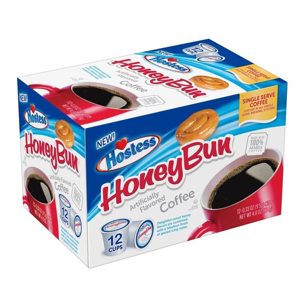 Hostess Brand Single Serve Coffee Pods (Honey Bun)