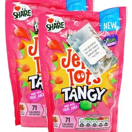 Jelly Tots Tangy Vegan Friendly Treat Snack Bundle (2 Pack) – By Oerich Gift